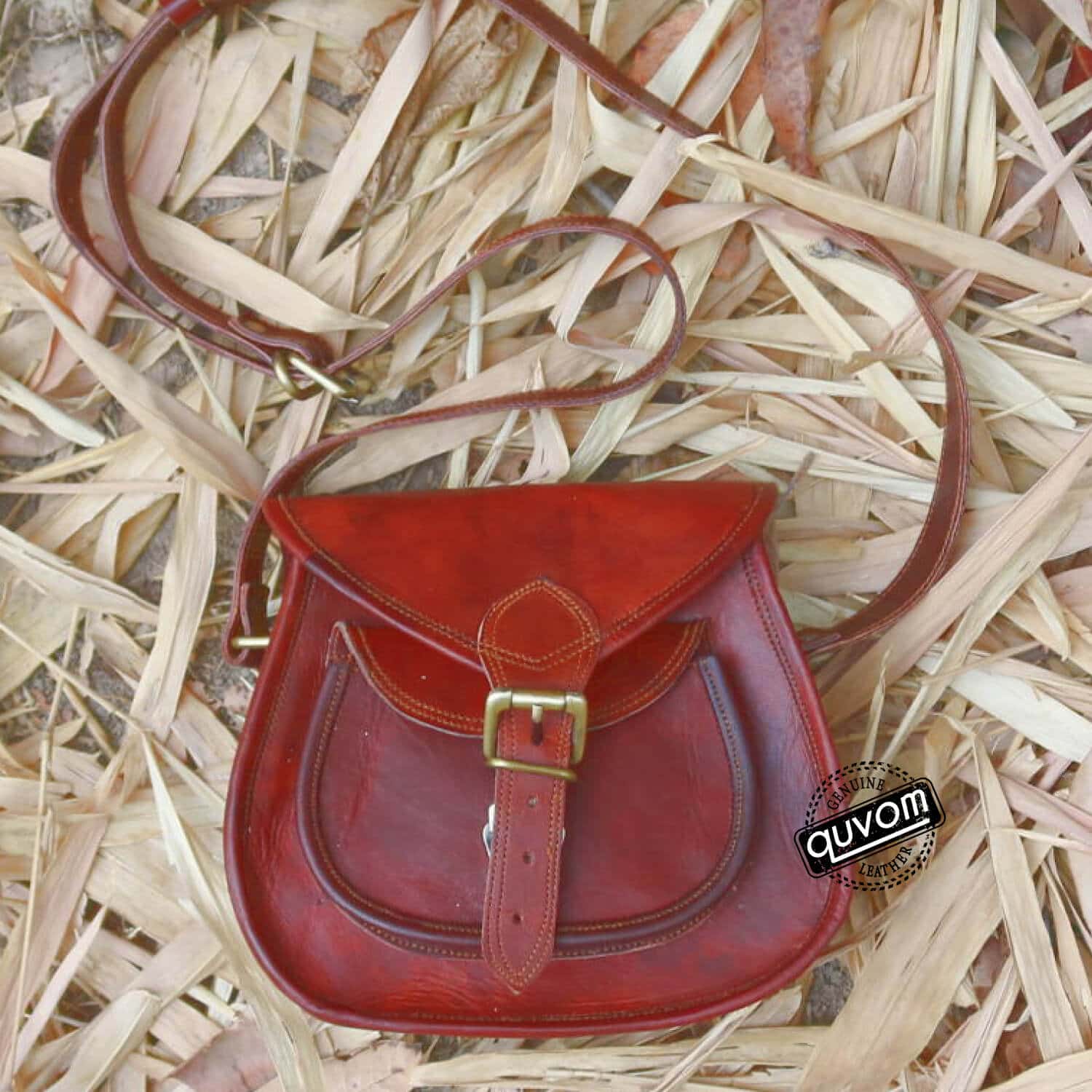 Pure Leather Cross Body Purse