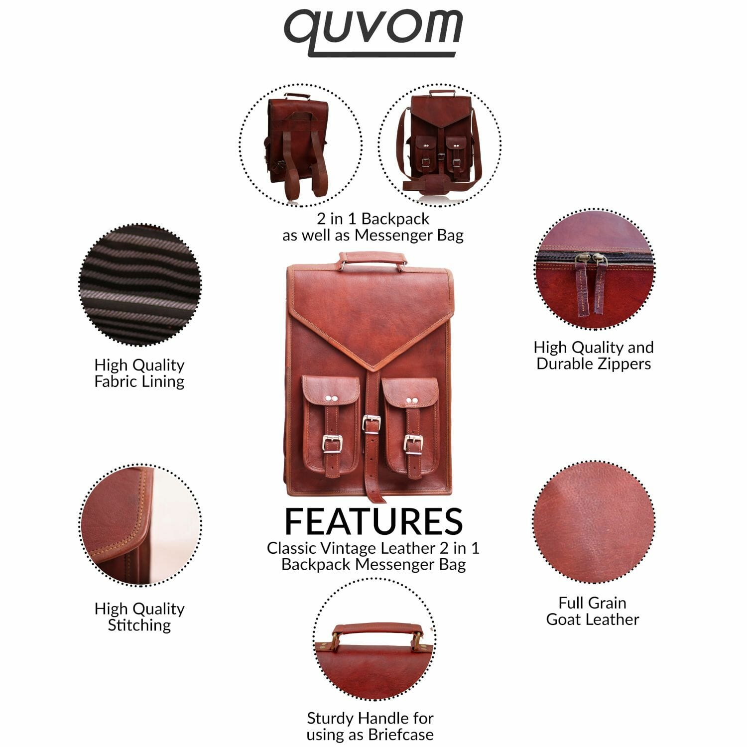 Messenger Bag Vintage Leather Mens