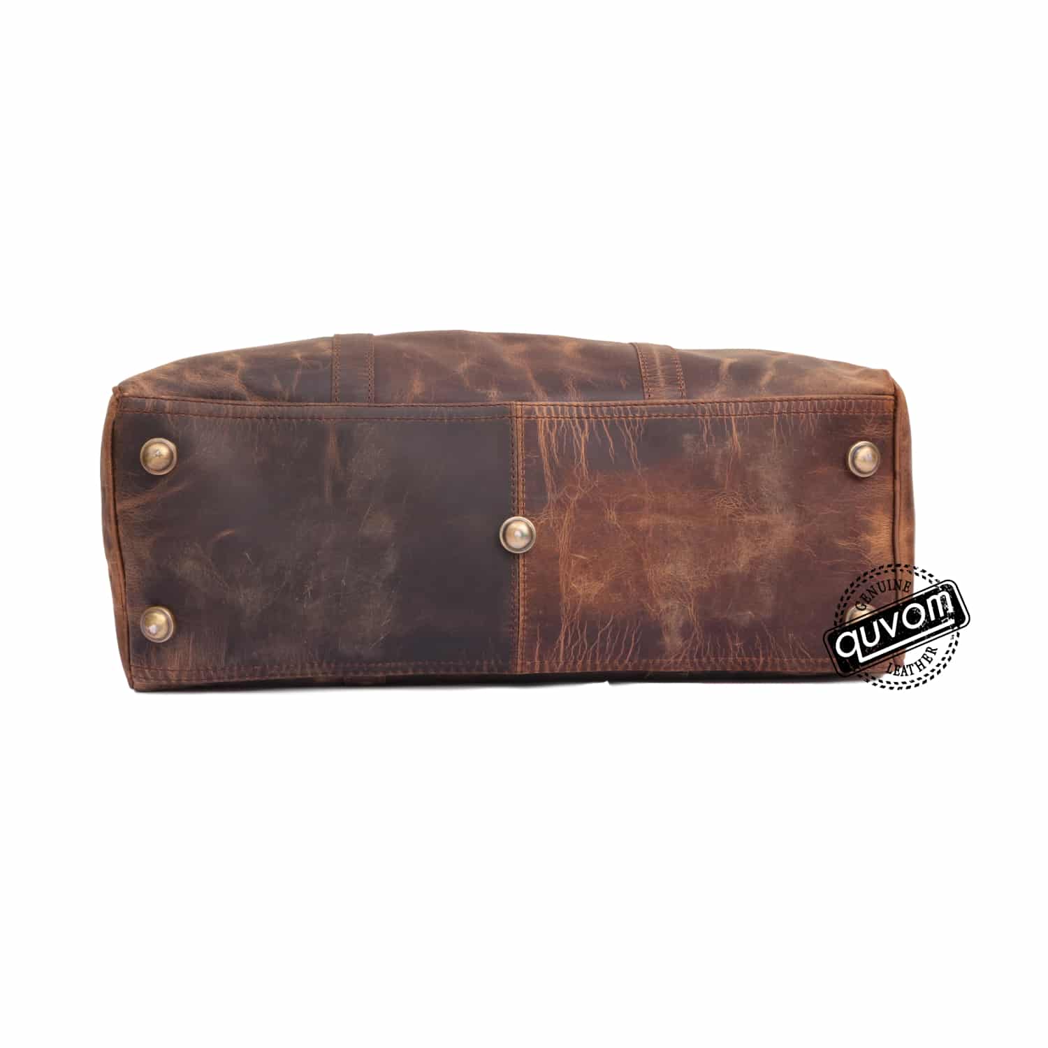 Genuine Leather Carry On Duffel Bag | Quvom.com